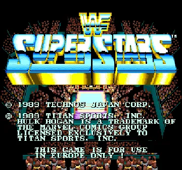 WWF Superstars (US) screen shot title